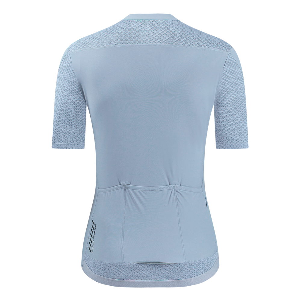 YKYW 2025 Women Short Sleeve Cycling Jersey Summer Quick Dry Road Bike Shirt Breathable Reflective Pro Cycling Clothes Tight Fit Bicycle Tops Black