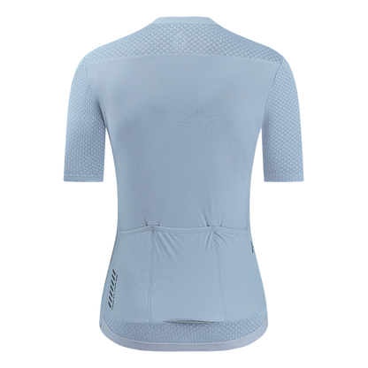 YKYW 2025 Women Short Sleeve Cycling Jersey Summer Quick Dry Road Bike Shirt Breathable Reflective Pro Cycling Clothes Tight Fit Bicycle Tops Black