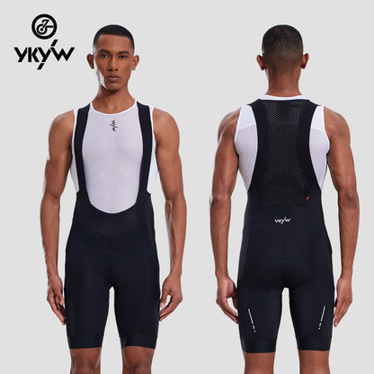 YKYW Men's Summer Cycling Bib Shorts  200kg/m³ Premium Cushion for 8H Long Rides