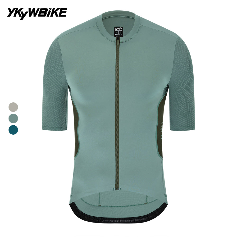 YKYWBIKE 2025 Man Cycling Jersey Velocity X-Cool Race Pro Summer Breathable Short Sleeve Bike Shirt Honeycomb Bicycle Clothing