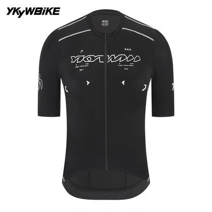 YKYWBIKE Unisex Cycling Jersey Pro Elite Race Road Bike Shirt Carvico Men Women Bicycle Jersey Short Sleeve Summer Maillot