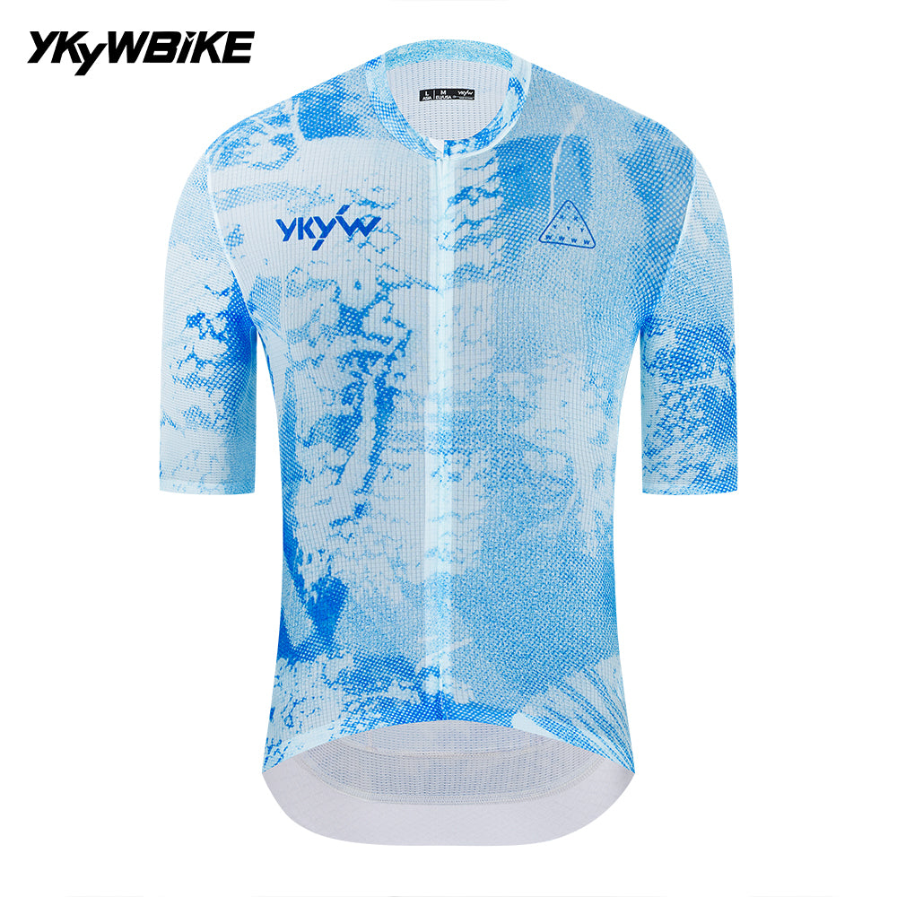 YKYWBIKE 2026 Men Cycling Jersey Short Sleeve Summer Road Bike Short Shirt Bicycle Top Jersey MTB Maillot Ciclismo Clothing
