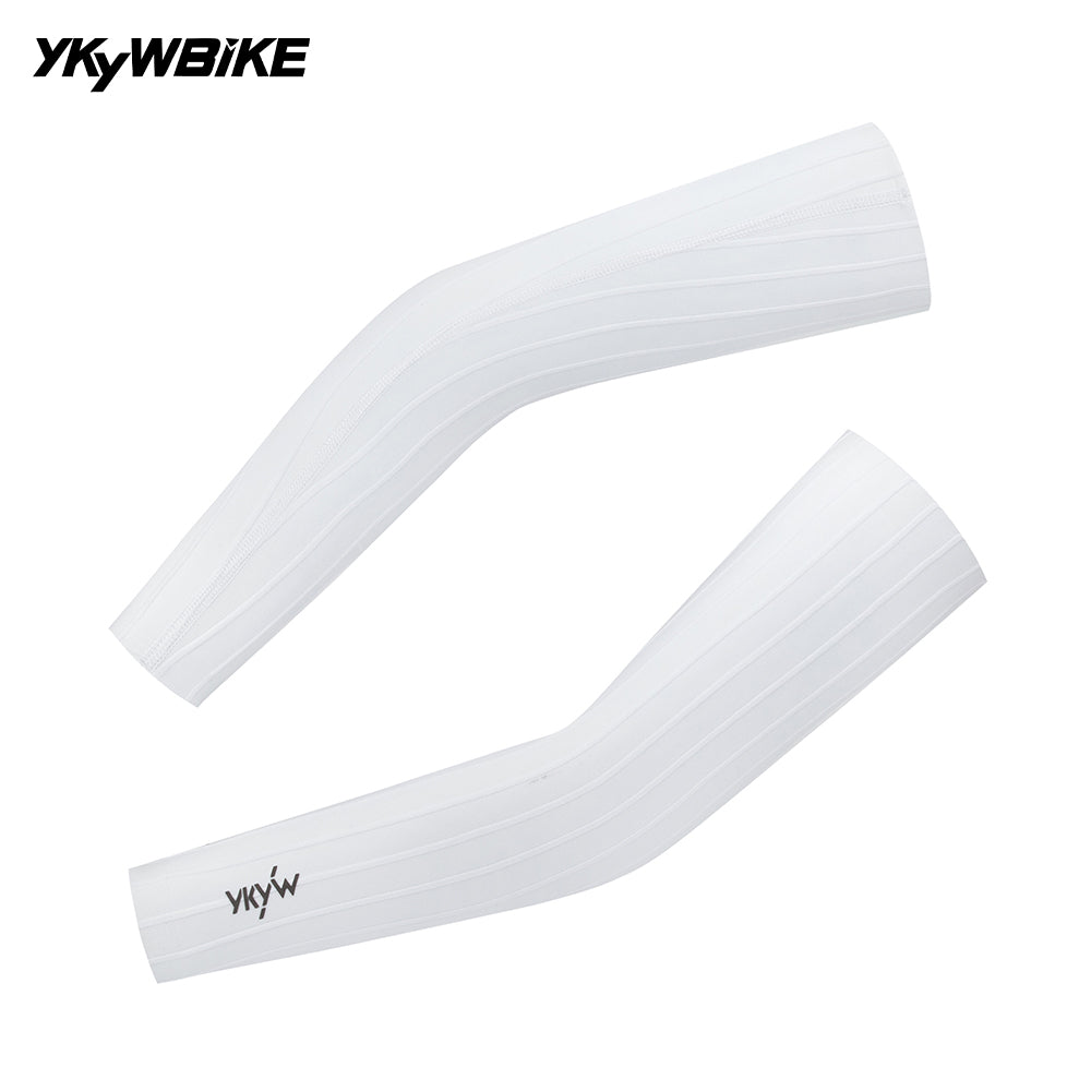 YKYWBIKE Cycling Sun Protection Arm Sleeves Biking UV Arm Sleeves Aerodynamic Bicycle Sports Arms Sleeve MTB Road Bike Sleeve