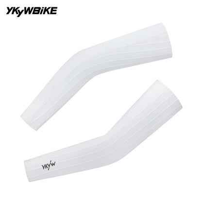 YKYWBIKE Cycling Sun Protection Arm Sleeves Biking UV Arm Sleeves Aerodynamic Bicycle Sports Arms Sleeve MTB Road Bike Sleeve