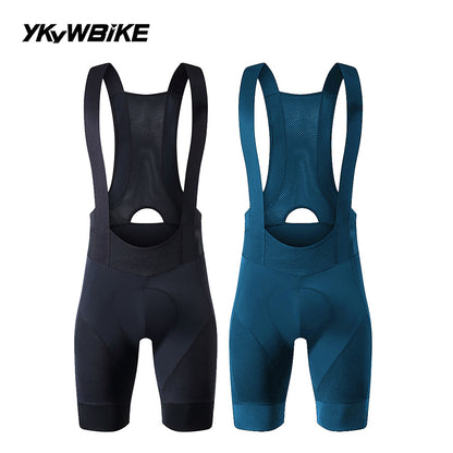 YKYWBIKE Men's Cycling Bib Shorts Road Bike Bibs Bicycle Tights Cycling MTB Bib Pants with 6 Hours Padded Belgium Padding