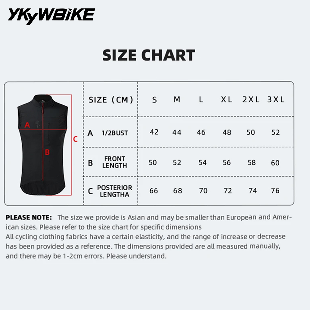 YKYW Men's Cycling Jacket Vest Winter Soft Shell Thermal Fleece Waterproof Windproof 3 Colors