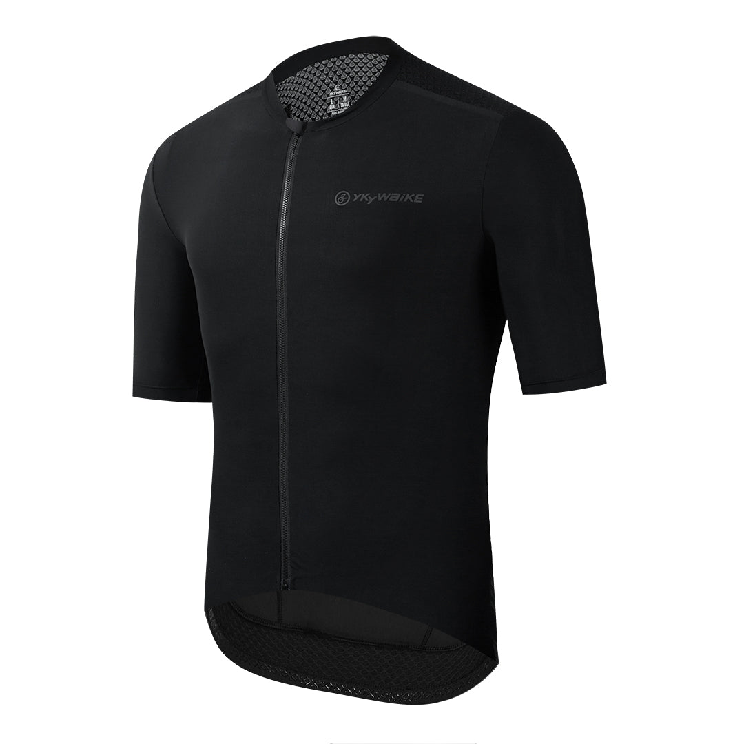 YKYW Men's PRO Team Aero Cycling Jersey Milk Silk Fabric Lightweight Short Sleeve Summer T Shirt