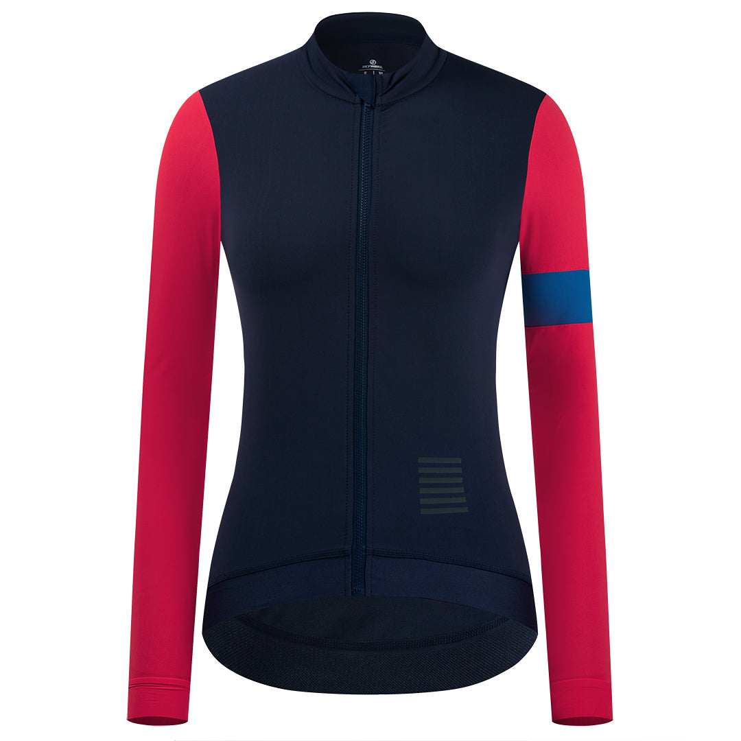 YKYW Women's Cycling Jersey Jacket Winter 5-15℃ Fleece Warm Long Sleeve 5 Colors