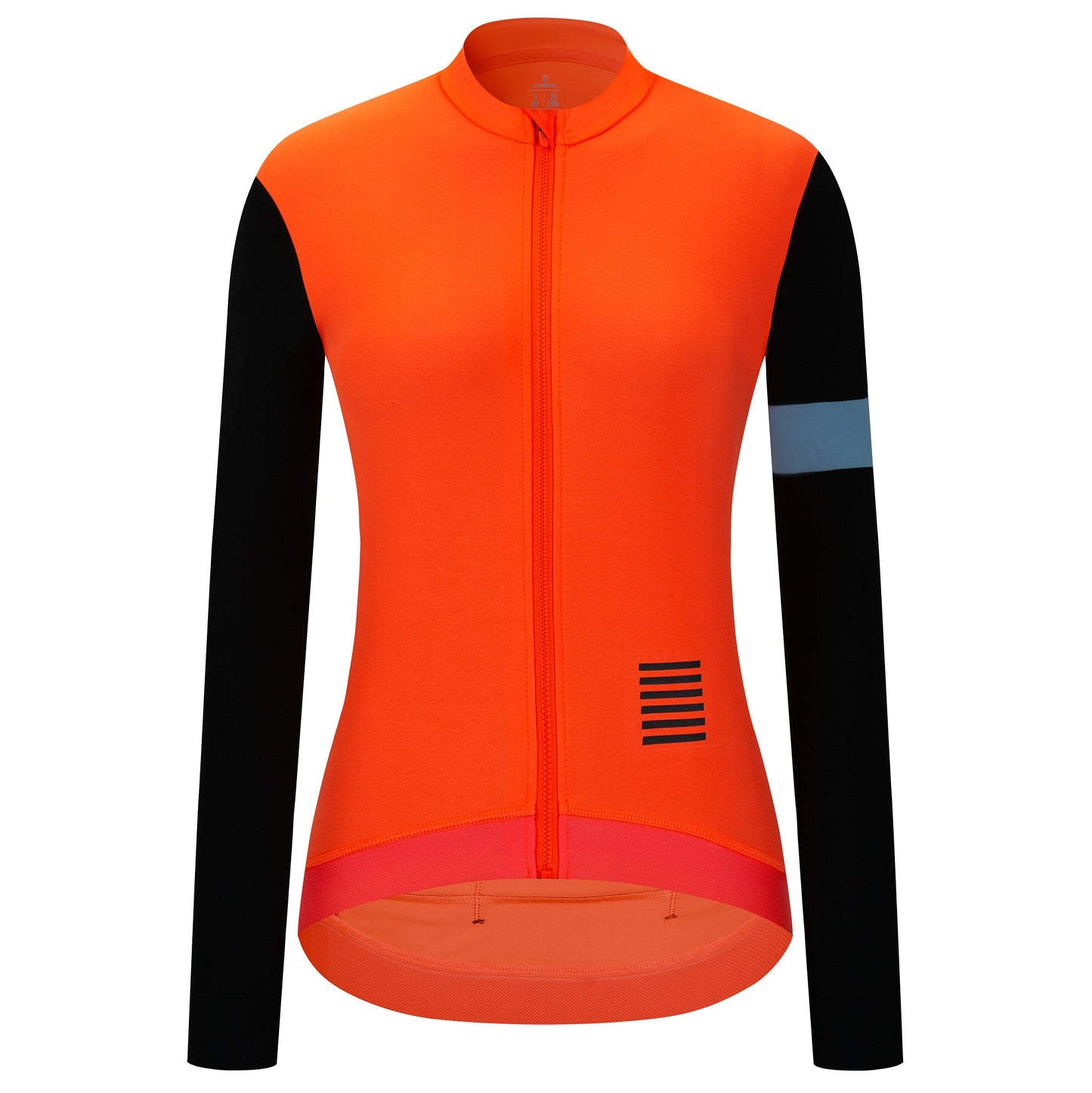 YKYW Women's Cycling Jersey Jacket Winter 5-15℃ Fleece Warm Long Sleeve Blue