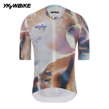 YKYWBIKE 2026 Men Cycling Jersey Short Sleeve Summer Road Bike Short Shirt Bicycle Top Jersey MTB Maillot Ciclismo Clothing