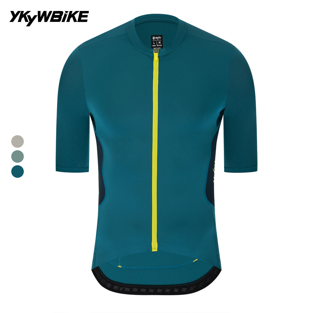 YKYWBIKE 2025 Man Cycling Jersey Velocity X-Cool Race Pro Summer Breathable Short Sleeve Bike Shirt Honeycomb Bicycle Clothing