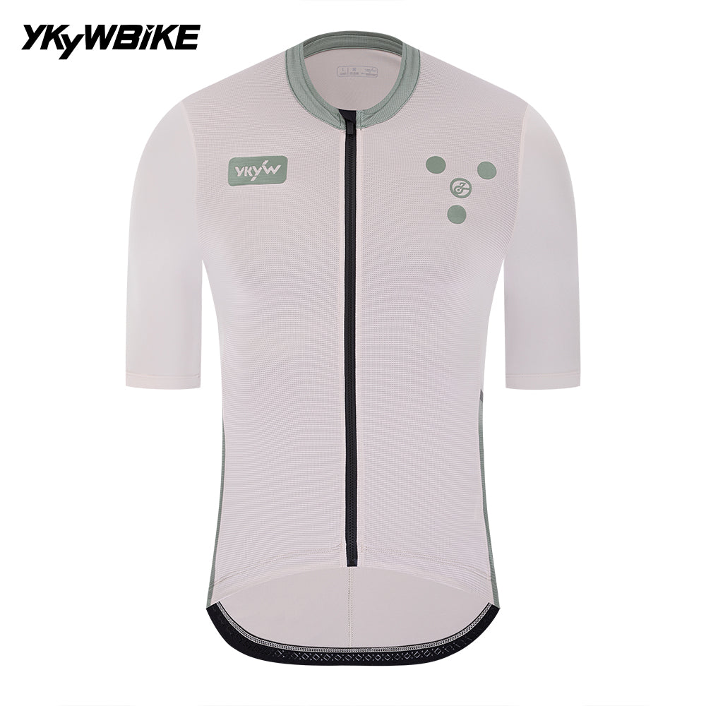 YKYWBIKE Men's Cycling Jersey 5 Pockets Summer Short Sleeve Road Bike Jersey MTB Bicycle Shirt Pro Riding Clothing