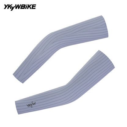 YKYWBIKE Cycling Sun Protection Arm Sleeves Biking UV Arm Sleeves Aerodynamic Bicycle Sports Arms Sleeve MTB Road Bike Sleeve