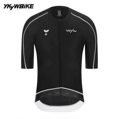 YKYWBIKE Men Cycling Jersey 2026 Summer Short Sleeve Bicycle Shirt Pro Race Road Bike Jersey Top Cycling Clothing MTB