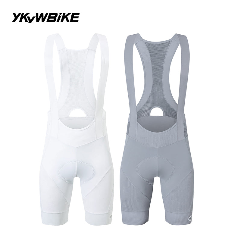YKYWBIKE Men's Cycling Bib Shorts Road Bike Bibs Bicycle Tights Cycling MTB Bib Pants with 6 Hours Padded Belgium Padding