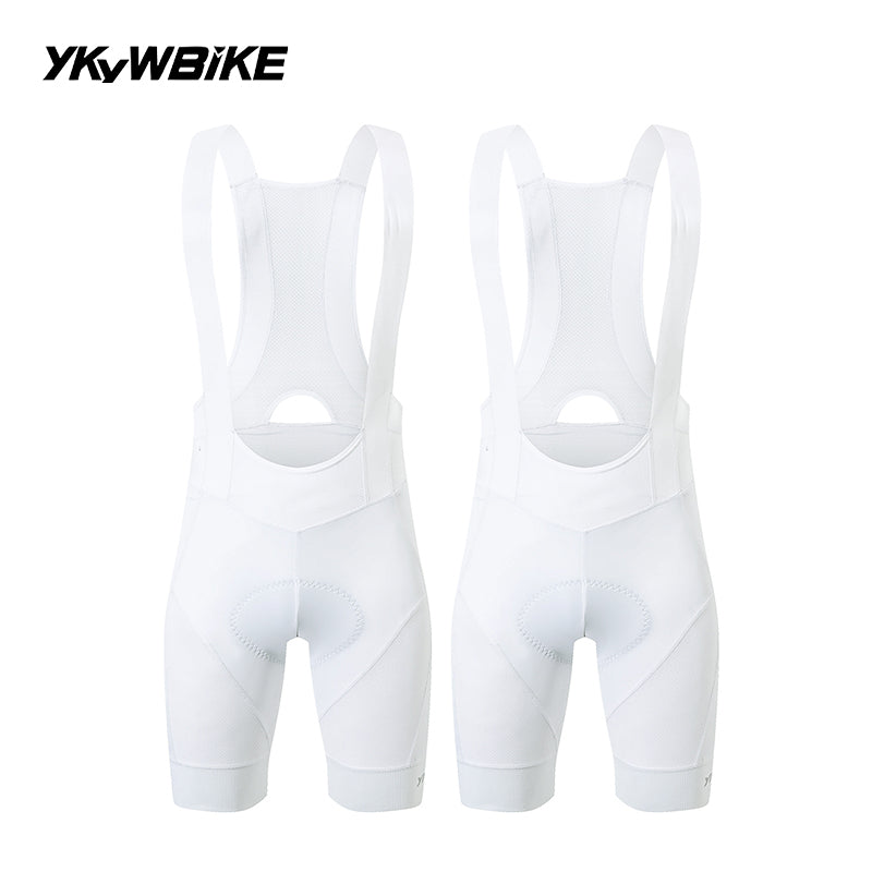 YKYWBIKE Men's Cycling Bib Shorts Road Bike Bibs Bicycle Tights Cycling MTB Bib Pants with 6 Hours Padded Belgium Padding