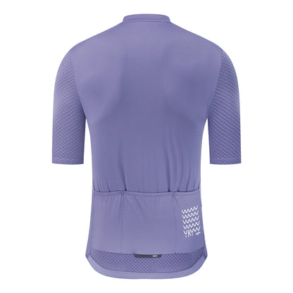 YKYW Men's Cycling Jersey Breathable Back Pocket Summer Reflective peacock blue
