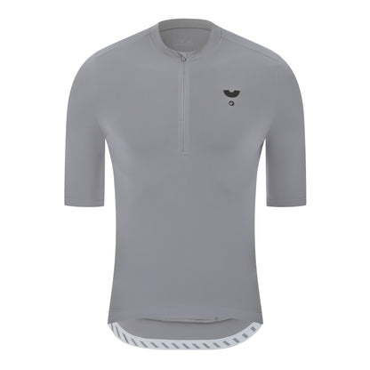 YKYWBIKE 2025 Casual Cycling Tee Men Bicycle Jersey Soft Breathable Road Bike MTB Maillot Summer Short Sleeve Half-Zip Shirt