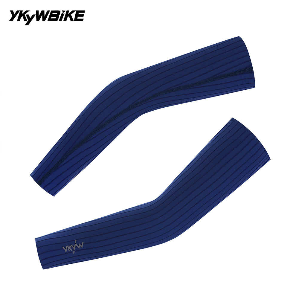 YKYWBIKE Cycling Sun Protection Arm Sleeves Biking UV Arm Sleeves Aerodynamic Bicycle Sports Arms Sleeve MTB Road Bike Sleeve