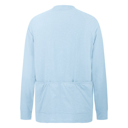 YKYWBIKE 2025 Men Casual Long Sleeve Cycling Jersey Outdoor Quick Dry Shirt DuPont Sorona Bicycle Tops Road Bike Clothing
