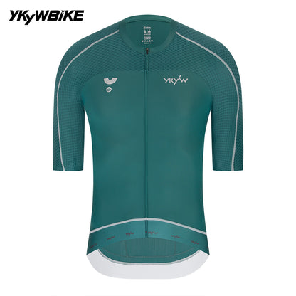 YKYWBIKE Men Cycling Jersey 2026 Summer Short Sleeve Bicycle Shirt Pro Race Road Bike Jersey Top Cycling Clothing MTB