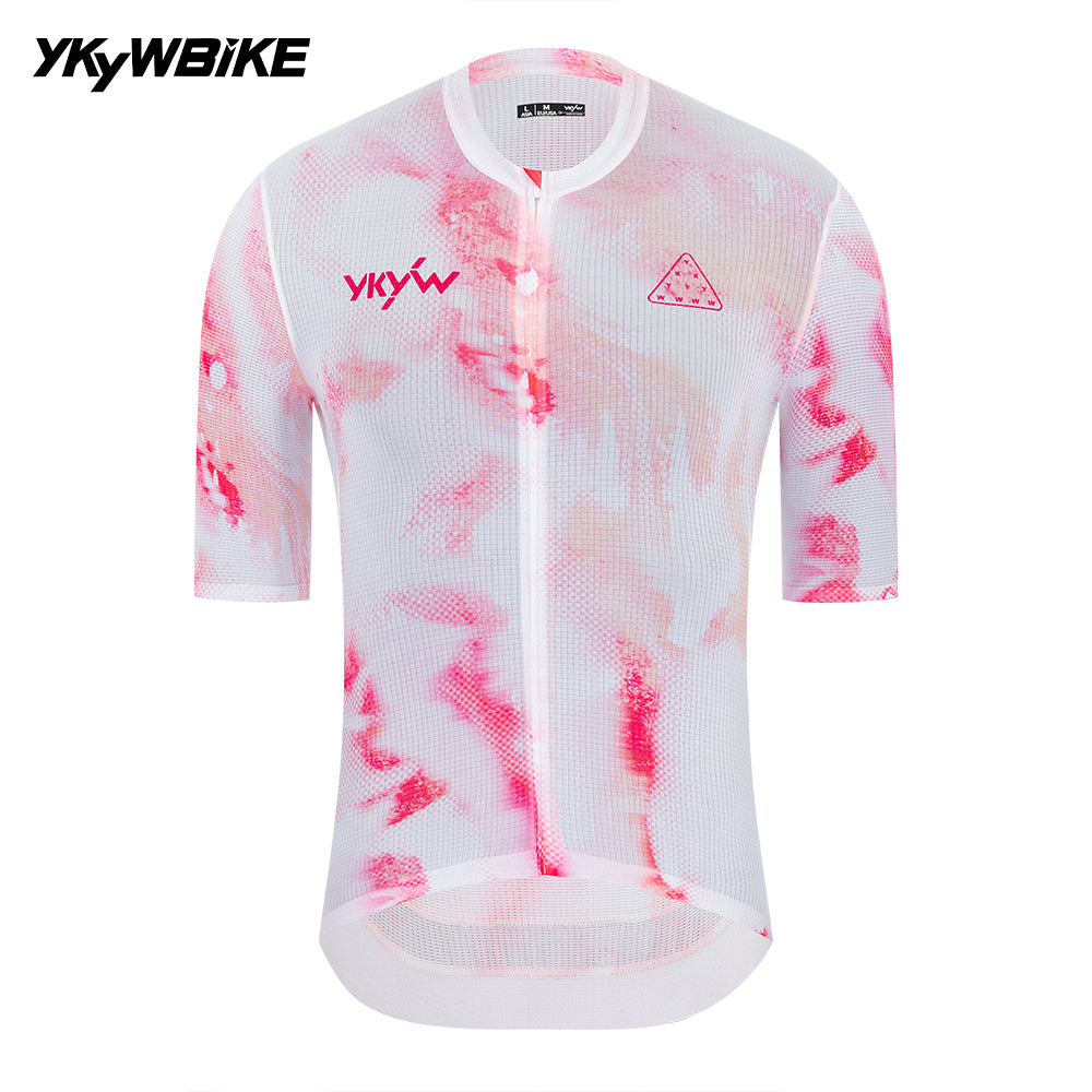 YKYWBIKE 2026 Men Cycling Jersey Short Sleeve Summer Road Bike Short Shirt Bicycle Top Jersey MTB Maillot Ciclismo Clothing