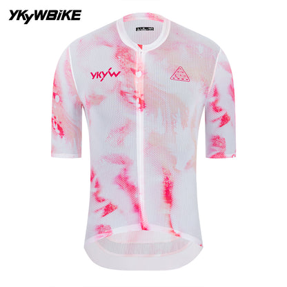 YKYWBIKE 2026 Men Cycling Jersey Short Sleeve Summer Road Bike Short Shirt Bicycle Top Jersey MTB Maillot Ciclismo Clothing