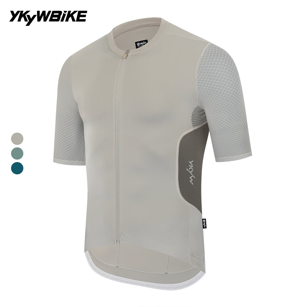 YKYWBIKE 2025 Man Cycling Jersey Velocity X-Cool Race Pro Summer Breathable Short Sleeve Bike Shirt Honeycomb Bicycle Clothing