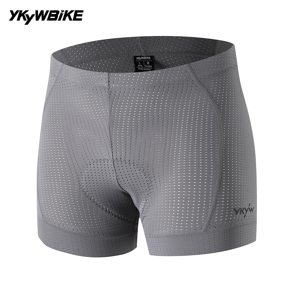 YKYWBIKE Cycling Underwear 200kg/m³ Sponge Padding 8-Hour Ride Support Bike Shorts Liner Under Shorts