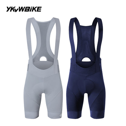 YKYWBIKE Men's Cycling Bib Shorts Road Bike Bibs Bicycle Tights Cycling MTB Bib Pants with 6 Hours Padded Belgium Padding