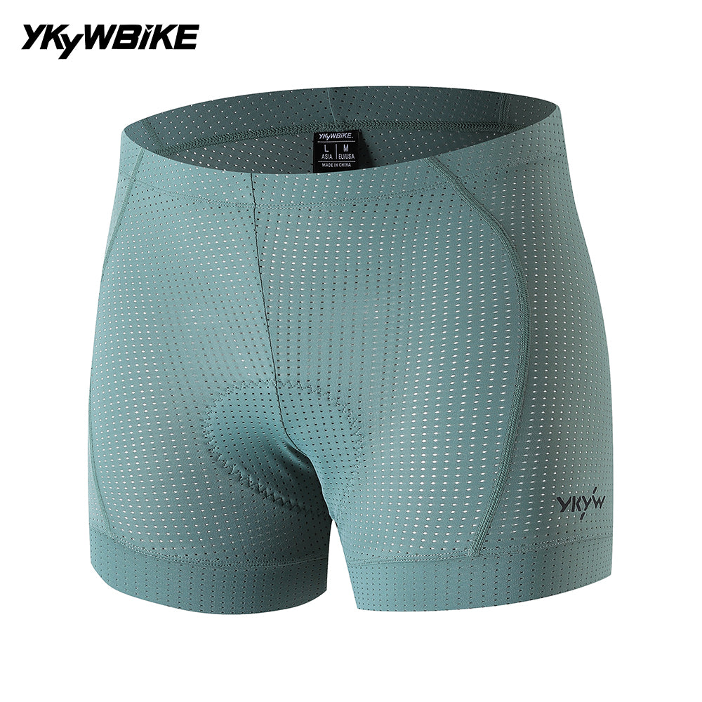 YKYWBIKE Cycling Underwear 200kg/m³ Sponge Padding 8-Hour Ride Support Bike Shorts Liner Under Shorts
