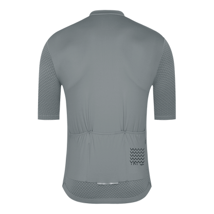 YKYW Men’s Summer Cycling Jersey, Breathable & Reflective, Road Bike Shirt with Back Pockets
