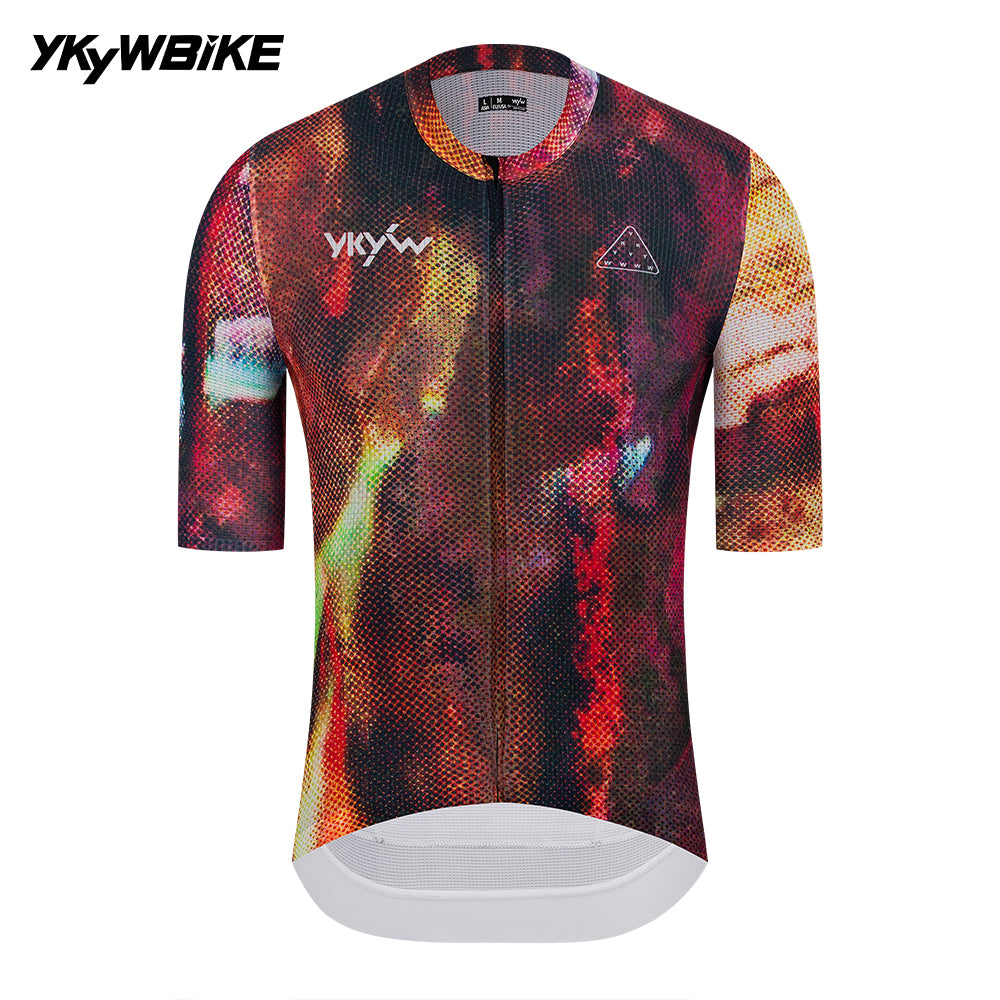 YKYWBIKE 2026 Men Cycling Jersey Short Sleeve Summer Road Bike Short Shirt Bicycle Top Jersey MTB Maillot Ciclismo Clothing
