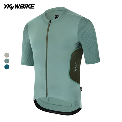 YKYWBIKE 2025 Man Cycling Jersey Velocity X-Cool Race Pro Summer Breathable Short Sleeve Bike Shirt Honeycomb Bicycle Clothing