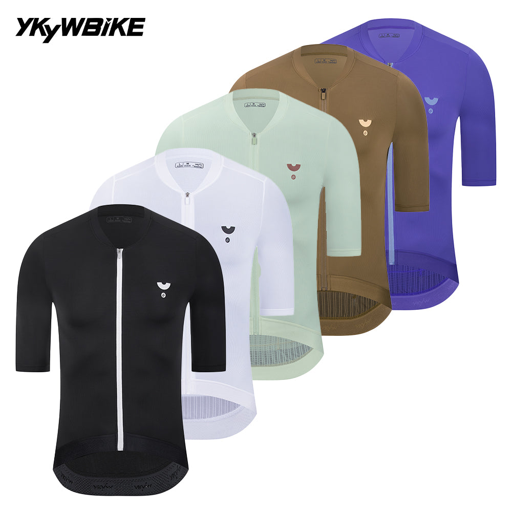YKYWBIKE 2025 Cycling Jersey Men Summer Pro Team Bicycle Shirt Short Sleeve Breathable Road Bike Maillot Cycling Clothing MTB