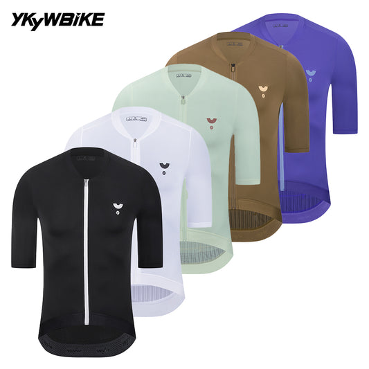 YKYWBIKE 2025 Cycling Jersey Men Summer Pro Team Bicycle Shirt Short Sleeve Breathable Road Bike Maillot Cycling Clothing MTB