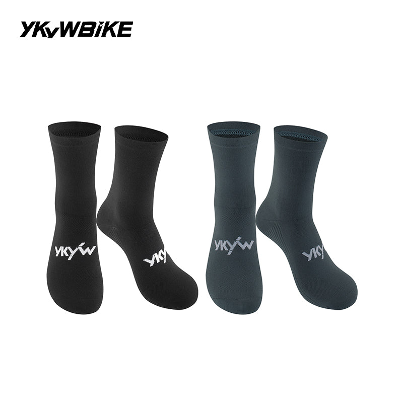 YKYWBIKE 2025 Cycling Socks 6 Color Pro Racing Aero Spoke Sports Socks Wider Non-Slip Stripe Road Bike MTB Socks Outdoors Bicycle Socks