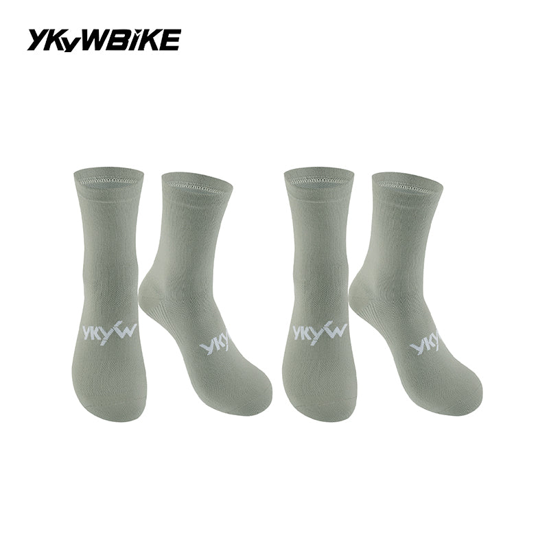 YKYWBIKE 2025 Cycling Socks 6 Color Pro Racing Aero Spoke Sports Socks Wider Non-Slip Stripe Road Bike MTB Socks Outdoors Bicycle Socks