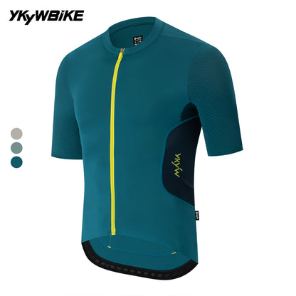 YKYWBIKE 2025 Man Cycling Jersey Velocity X-Cool Race Pro Summer Breathable Short Sleeve Bike Shirt Honeycomb Bicycle Clothing