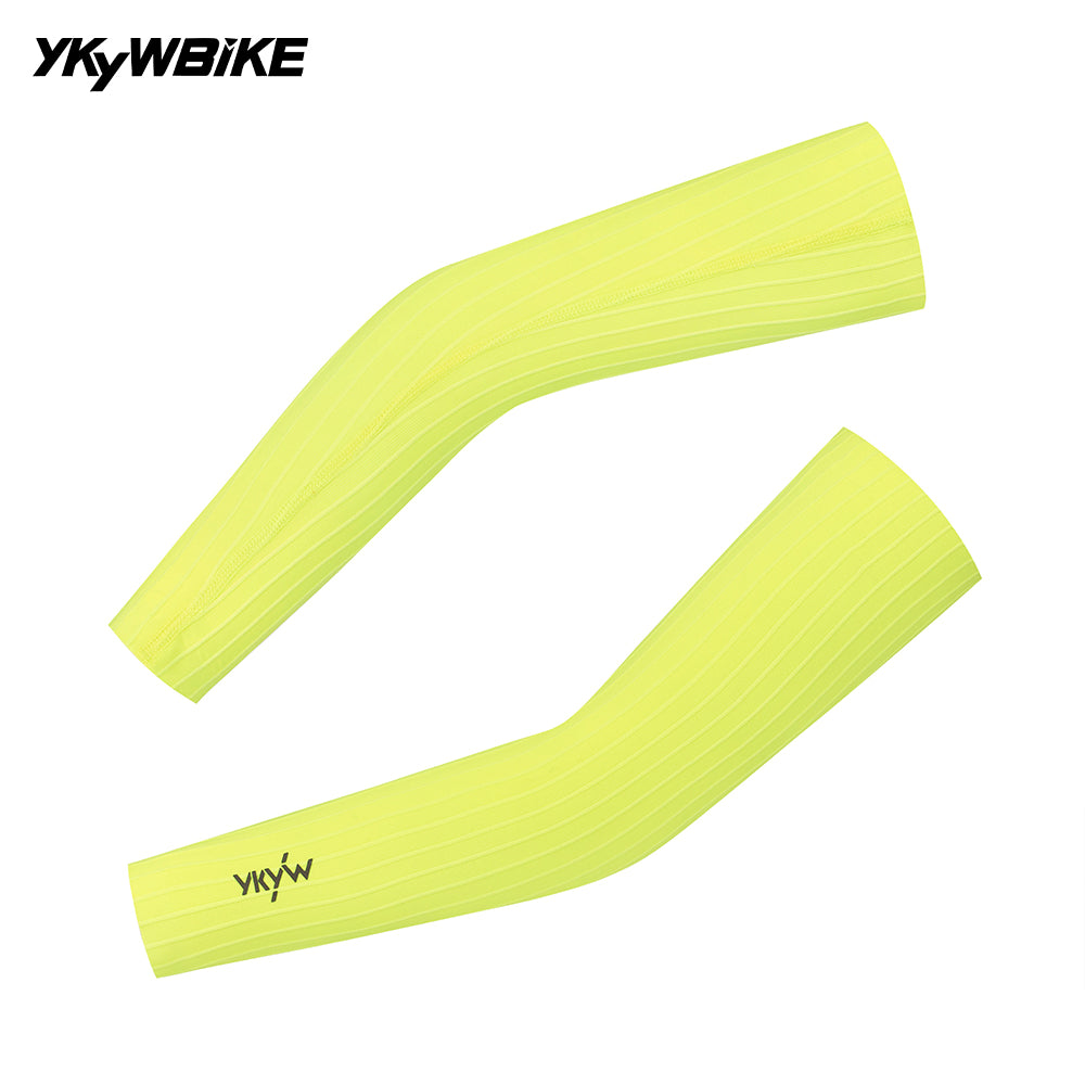 YKYWBIKE Cycling Sun Protection Arm Sleeves Biking UV Arm Sleeves Aerodynamic Bicycle Sports Arms Sleeve MTB Road Bike Sleeve