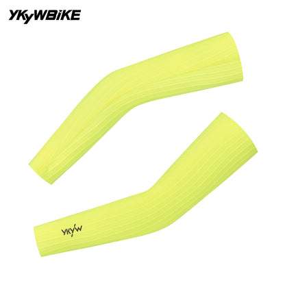 YKYWBIKE Cycling Sun Protection Arm Sleeves Biking UV Arm Sleeves Aerodynamic Bicycle Sports Arms Sleeve MTB Road Bike Sleeve