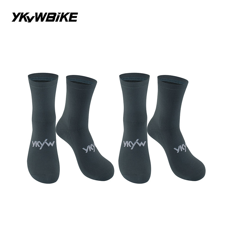 YKYWBIKE 2025 Cycling Socks 6 Color Pro Racing Aero Spoke Sports Socks Wider Non-Slip Stripe Road Bike MTB Socks Outdoors Bicycle Socks