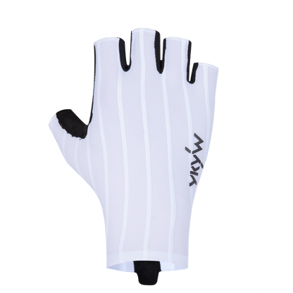 YKYW Men's Women's Summer Cycling Set, Half Finger Woven Striped Cycling Gloves + Cooling Arm Sleeves + Breathable Cycling Socks, Shock Absorbing Non-slip MTB Road Bike Sports Kit, Black & White 2 Colors