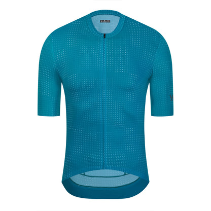 YKYWBIKE Men's Cycling Jersey Seamless Short Sleeve Fashionale Road Bike Shirt SPF 50+ Bicycle Jersey MTB Summer Cycling Clothes