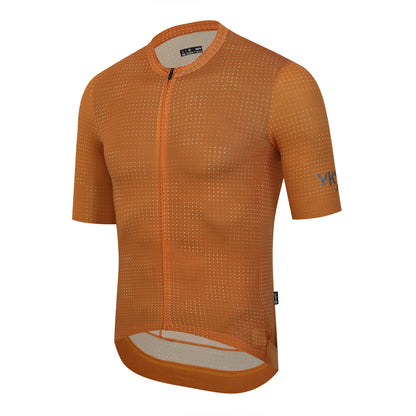 YKYWBIKE Men's Cycling Jersey Seamless Short Sleeve Fashionale Road Bike Shirt SPF 50+ Bicycle Jersey MTB Summer Cycling Clothes