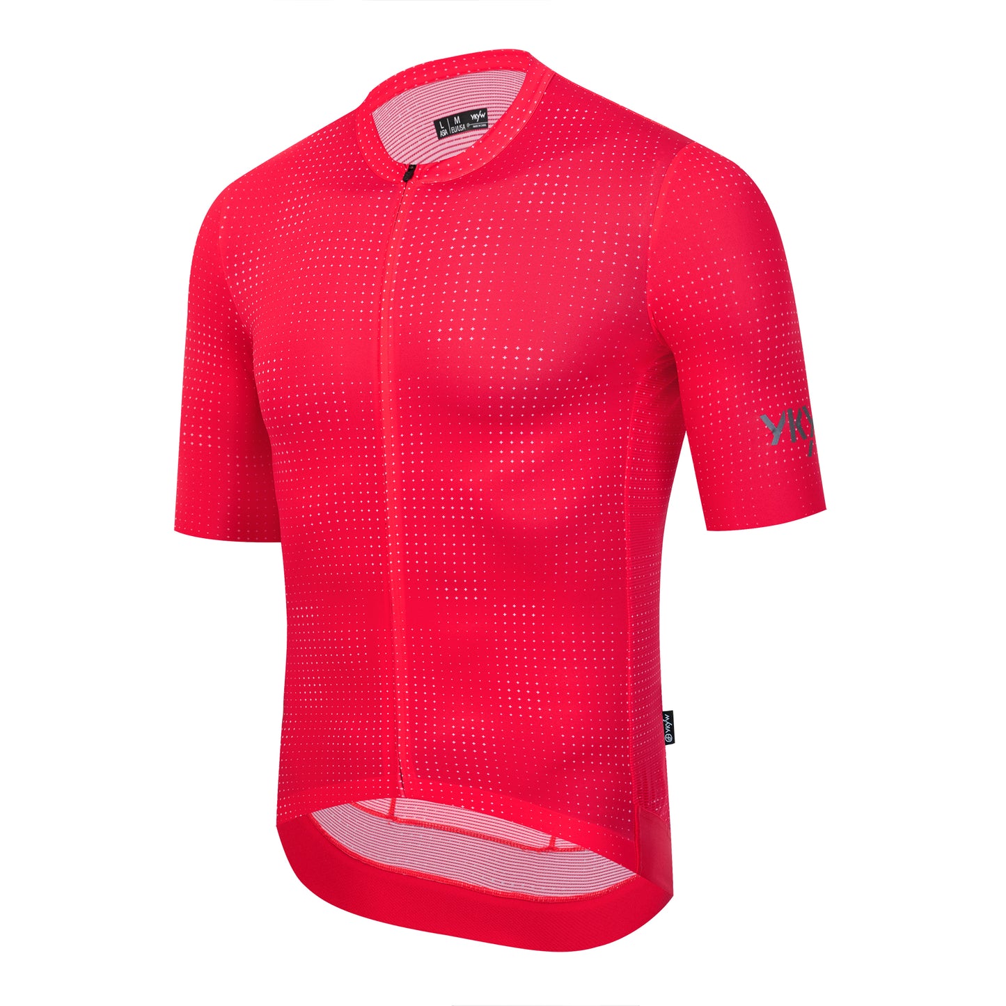 YKYWBIKE Men's Cycling Jersey Seamless Short Sleeve Fashionale Road Bike Shirt SPF 50+ Bicycle Jersey MTB Summer Cycling Clothes