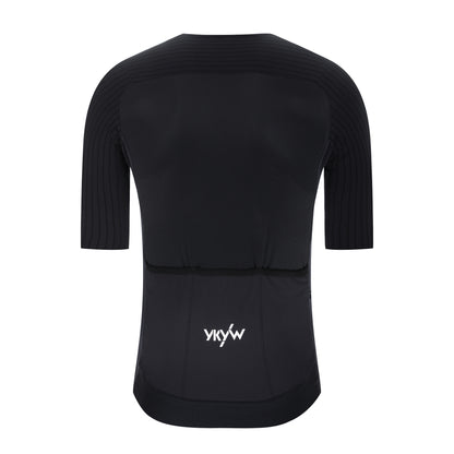 YKYWBIKE 2025 Men's Cycling Jersey Lightweight Summer Short Sleeve Bicycle Shirt Race Level Aerodynamics Sleeve YKK Bike Jersey