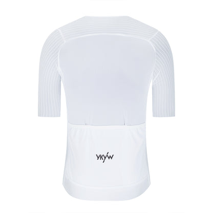 YKYWBIKE 2025 Men's Cycling Jersey Lightweight Summer Short Sleeve Bicycle Shirt Race Level Aerodynamics Sleeve YKK Bike Jersey