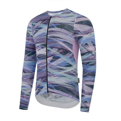 YKYWBIKE 2026 Men's Cycling Jersey Long Sleeve Road Bike Shirt Bicycle Jersey Soft Light Summer Breathable MTB Maillot Short