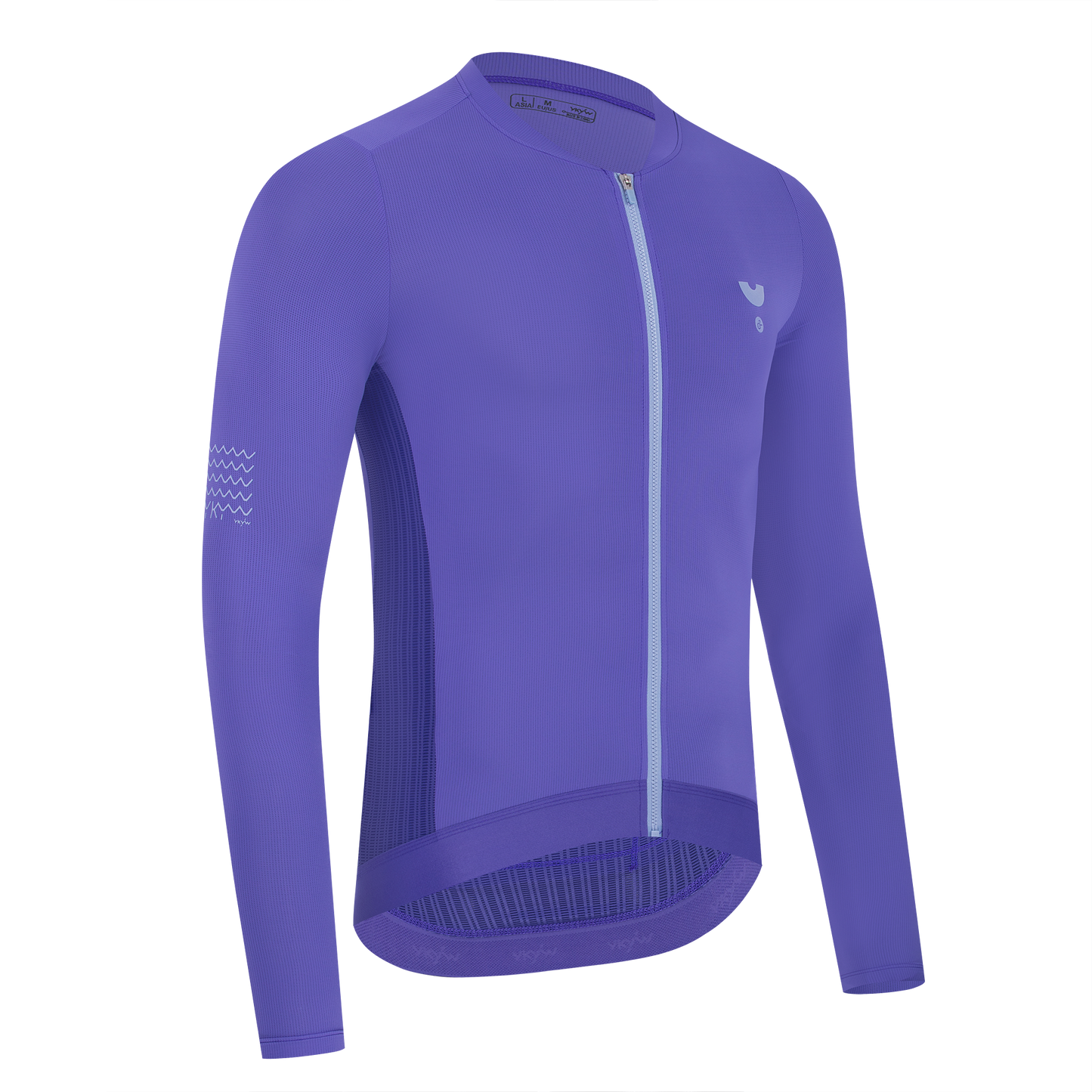 YKYW 2025 Long Sleeve Black White Brown Cycling Jersey Men Summer Tight Tops Pro Bicycle Shirt Breathable Road Bike Bike Sport Clothing YKK Zipper